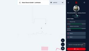 Karelics Cloud, robot fleet management app UI.
