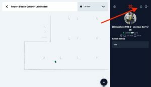 Karelics Cloud, robot fleet management app UI.