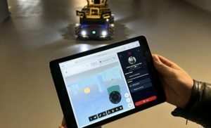 Karelics Cloud, robot fleet management app UI.