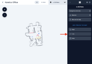 Karelics Cloud, robot fleet management app UI.