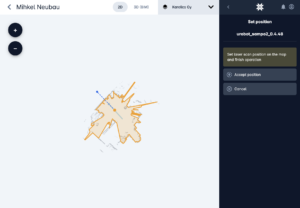 Karelics Cloud, robot fleet management app UI.