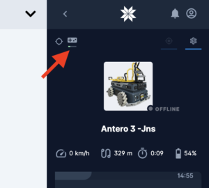 Karelics Cloud, robot fleet management app UI.