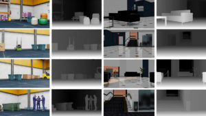 Training depth estimation model in Nvidia Isaac Sim