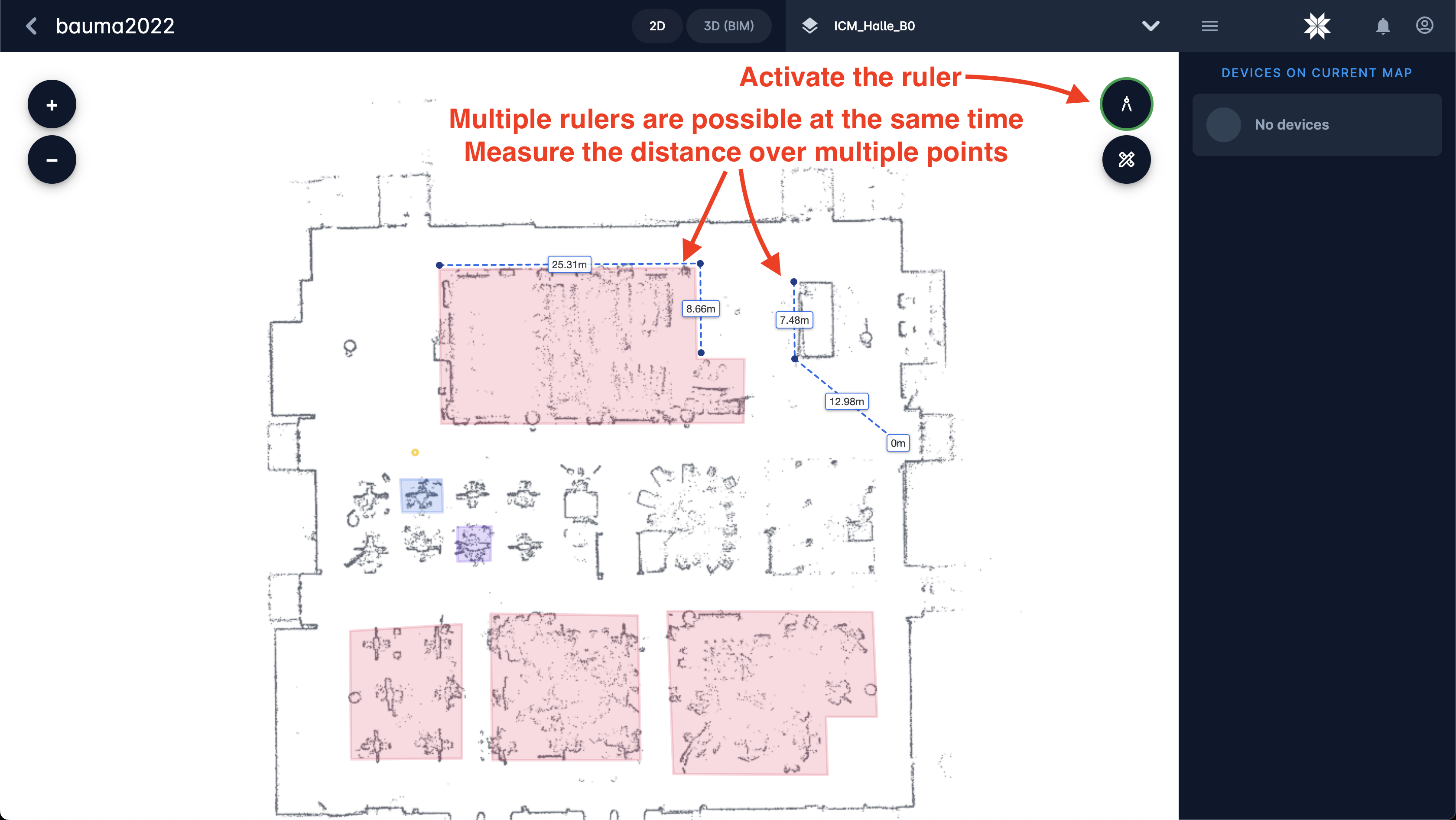 Karelics Cloud, robot fleet management app UI.