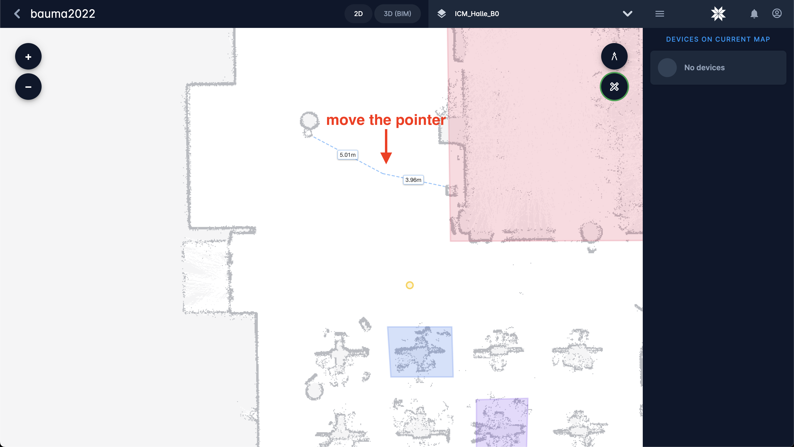 Karelics Cloud, robot fleet management app UI.