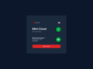Karelics Cloud, robot fleet management app UI.