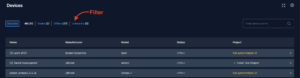 Karelics Cloud, robot fleet management app UI.
