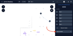 Karelics Cloud, robot fleet management app UI.
