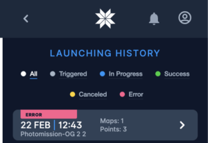 Karelics Cloud, robot fleet management app UI.