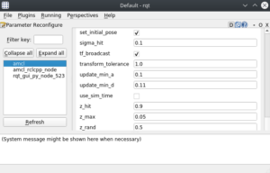 Rqt provides an easy user interface to verify that sim-time parameters are set correctly for each Node