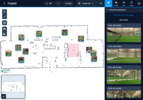 High-Resolution 360-Photos linked to Points on Map