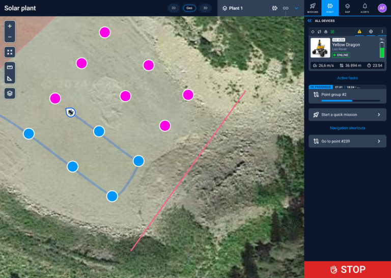 Autonomous Outdoor Surveying