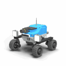 Robot Leo Rover with Karelics Pipe Inspection Plugin.​