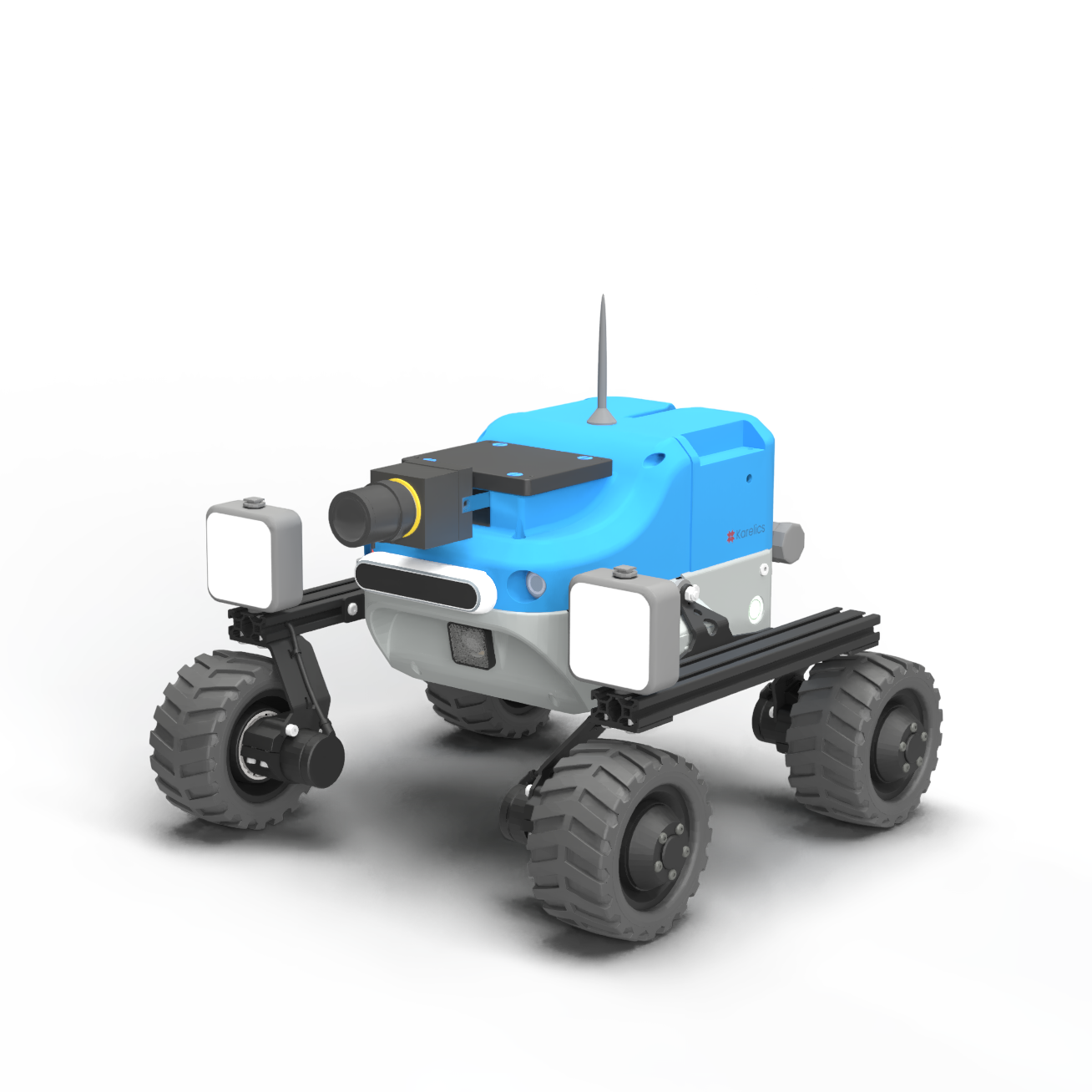 Robot Leo Rover with Karelics Pipe Inspection Plugin.​